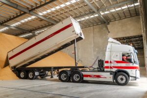 Marley's new truck will aid in the company's agricultural transport operations.