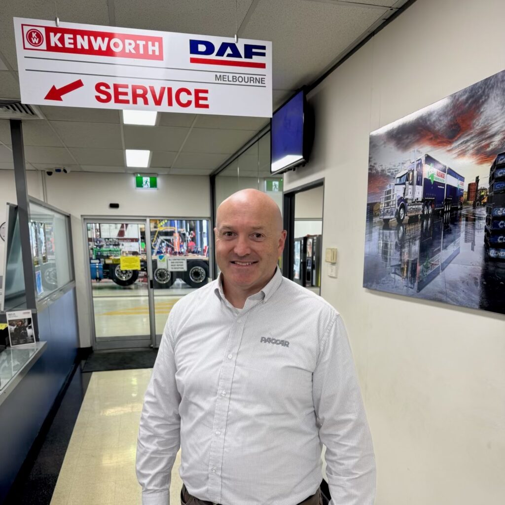 New Kenworth DAF GM Paul Wiffrie.