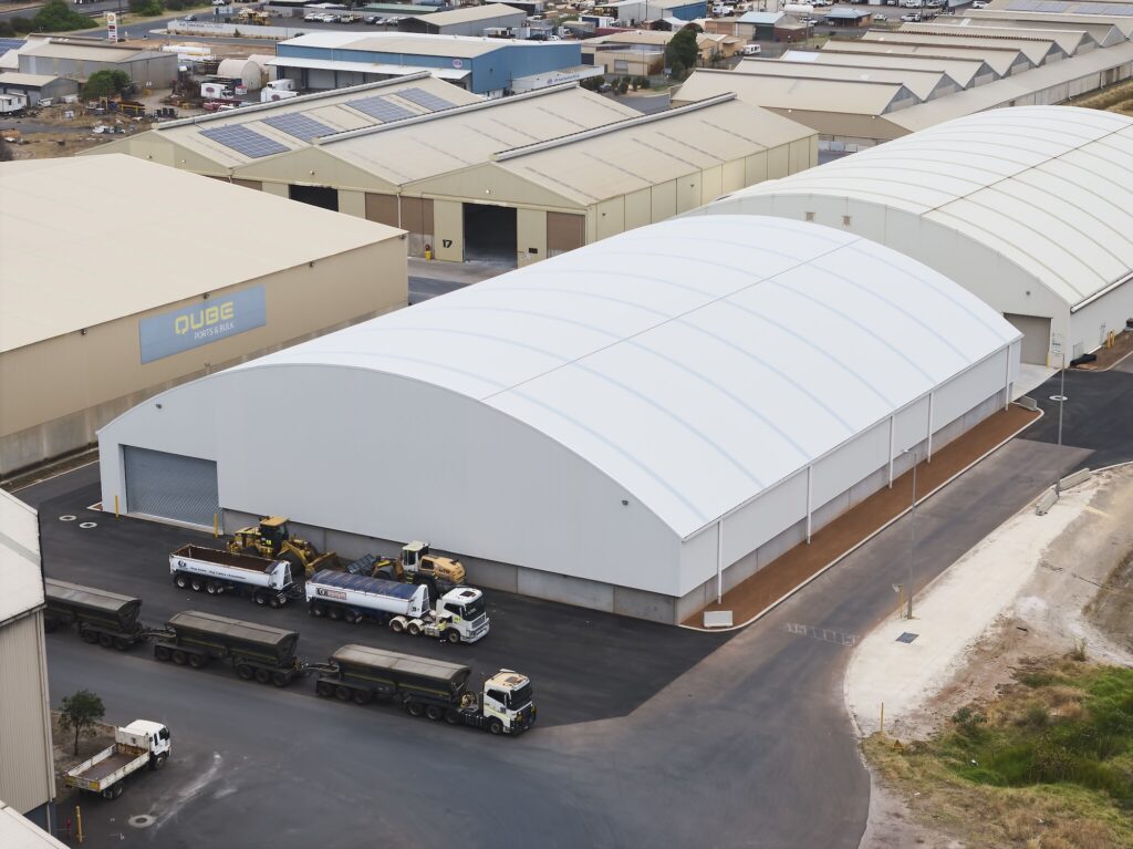 Qube's new Picton bulk storage facility.