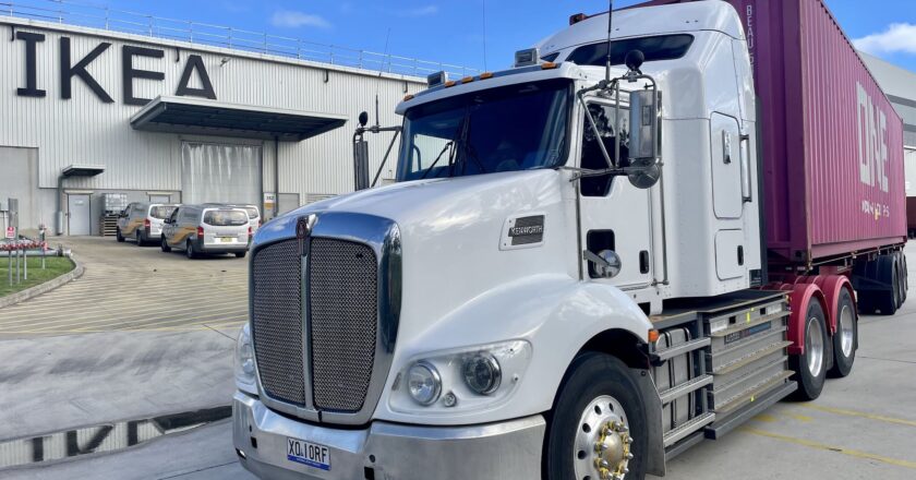 The converted prime mover was trialled by MKD Transcorp to service IKEA.